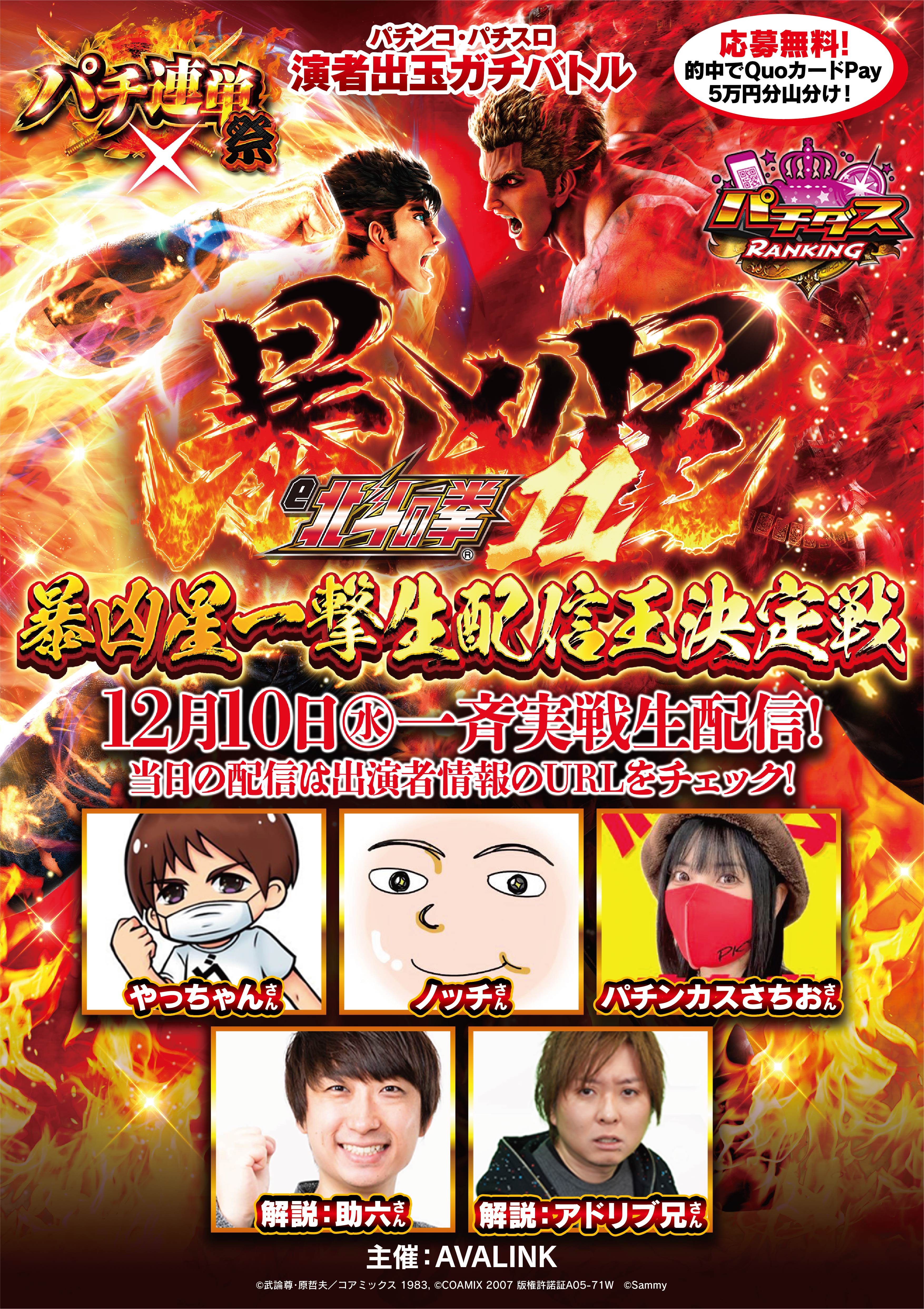 パチンコ・パチスロ演者出玉ガチバトルパチ連単