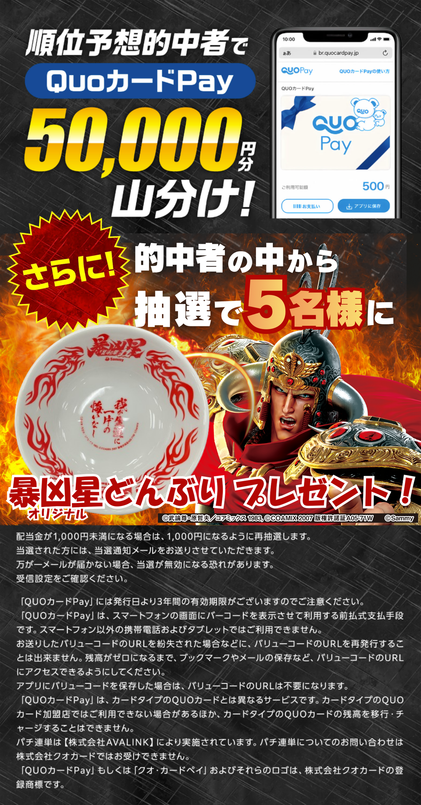 今回の当選景品